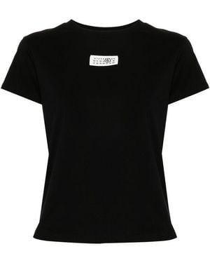 MM6 by Maison Martin Margiela T-Shirts - Black