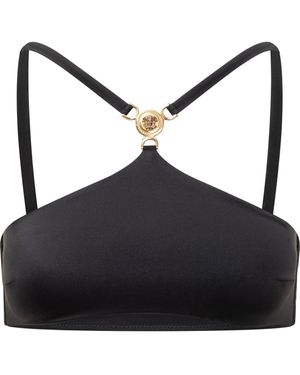 Versace Bikini Tops - Black