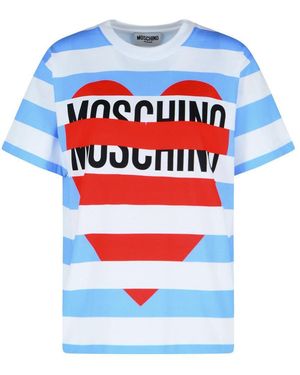 Moschino Light Cotton T-Shirt - Blue
