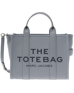 Marc Jacobs 'The Medium Tote Bag' Shoulder Bag With Logo - Blue