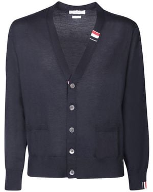 Thom Browne Cardigans - Blue
