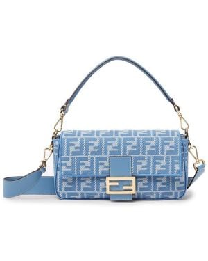 Fendi Nvo-Baguette Bag - Blue