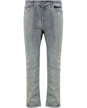Rick Owens Stretch Cotton Jeans - Grey