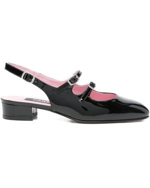 CAREL PARIS "Peche" Slingbac Shoes - Black