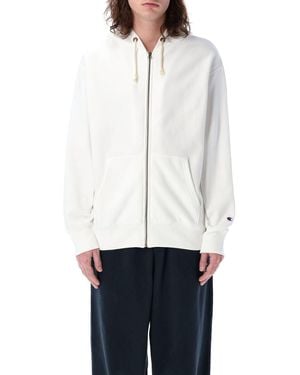 Champion Full-Zip Hoodie - White