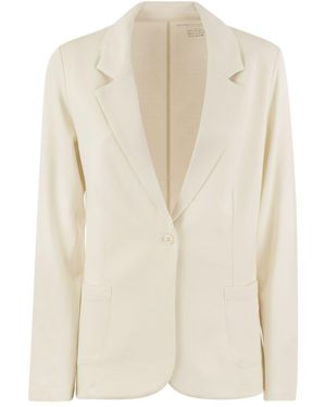 Majestic Filatures Viscose Blazer - Natural