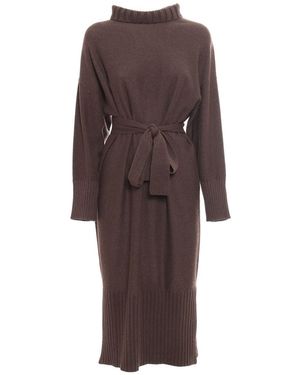 Antonelli Midi Dress - Brown