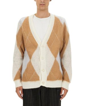 FAMILY FIRST V-Neck Cardigan - Natural