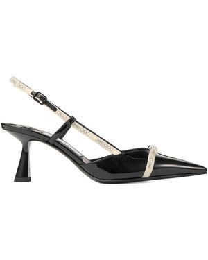 Jimmy Choo Camila Patent Leather Court Shoes - Black