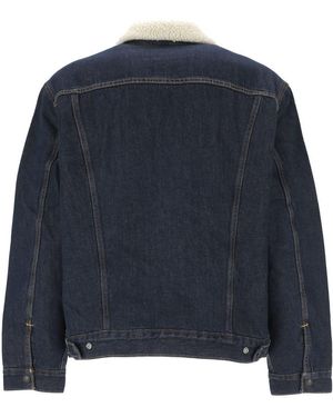 Levi's Denim Jacket With Wool-Effect Lining - Blue