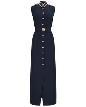 Polo Ralph Lauren Maxi Chemisier Dress - Blue