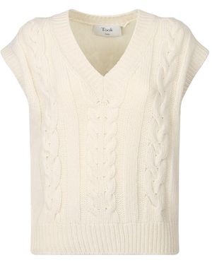 TOOK Knitted Vest - Natural
