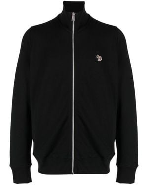 Paul Smith Zebra Logo Cotton Sweatshirt - Black