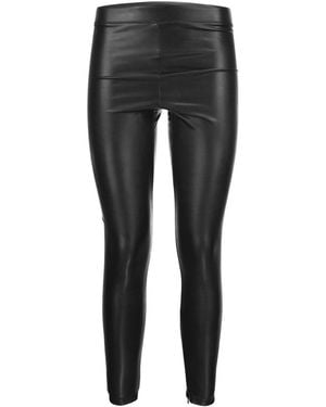 Michael Kors Eco Leather Leggings - Black