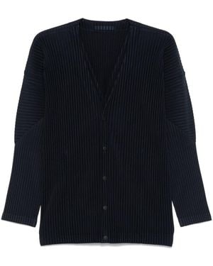 Homme Plissé Issey Miyake Essentials Cardigan For - Blue