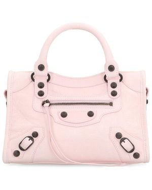 Balenciaga Le City Mini Leather Bag - Pink