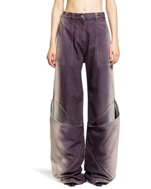 The Attico Trousers - Purple