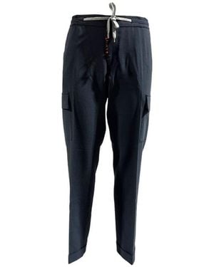 Marco Pescarolo Trousers - Blue