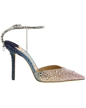 Jimmy Choo 'Saeda' Court Shoes - Metallic