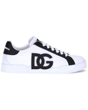Dolce & Gabbana Portofino Light Low-Top Trainers - White