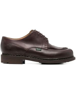 Paraboot Chambord Smooth Leather Derby Shoes - Brown