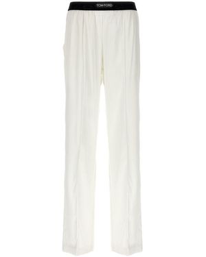 Tom Ford Silk Pants - White