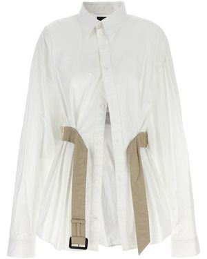 Balenciaga Belt Shirt - White