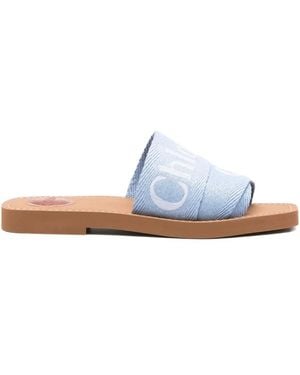 Chloé "Woody" Slippers Shoes - White