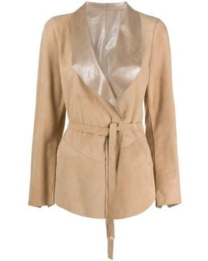 Suprema Leather Jackets - Natural