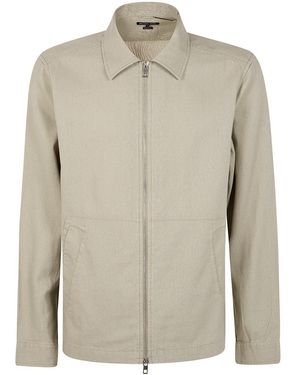 Tシャツ・カットソー Michael Kors LONG SLEEVES LINEN 2 POCKETS OVER SHIRT Michael Kors Long Sleeves Linen 2 Pockets Over Shirt in