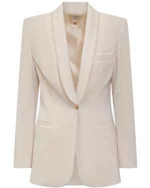 Elisabetta Franchi Jacket - White