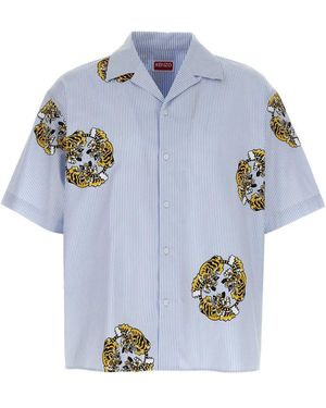 KENZO By Verdy' Hawaiian Short Sleeve Shirt - Blue
