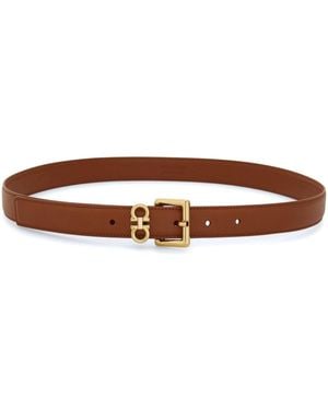 Ferragamo Leather Belt - Brown