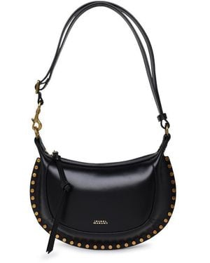 Isabel Marant 'Oskan Moon' Leather Bag - Black