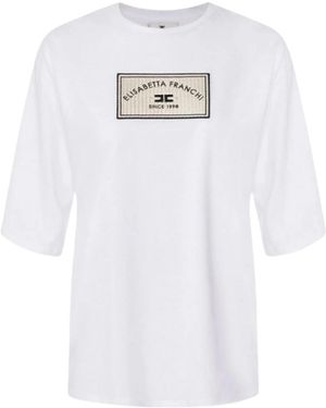 Elisabetta Franchi T-Shirt - White