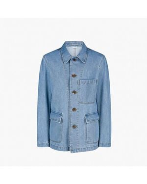 Dries Van Noten 02150 Braxton Denim 1552 M.W.Jacket - Blue