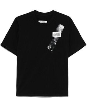 MM6 by Maison Martin Margiela T-Shirts - Black