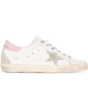 Golden Goose Super-Star Trainers - White