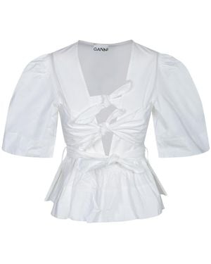 Ganni Tops - White