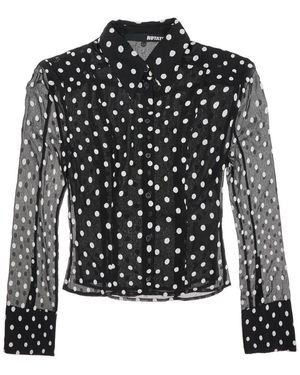ROTATE BIRGER CHRISTENSEN Chiffon Blouse With Sequins - Black