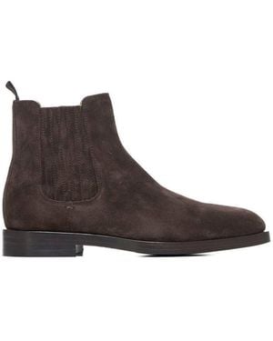 Brunello Cucinelli Suede Chelsea Boots - Brown