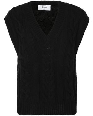 TOOK Knitted Vest - Black