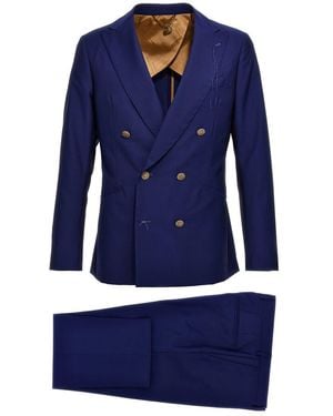 Maurizio Miri Double-Breasted Suit - Blue