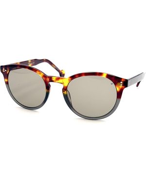 Hally & Son Hs607 Sunglasses - Brown