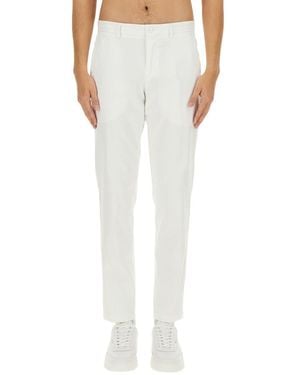 BOSS Regular Fit Trousers - White