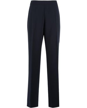 Clips High-Rise Trousers - Blue