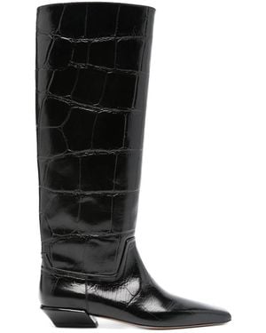 Paris Texas Bettina Leather Boots - Black