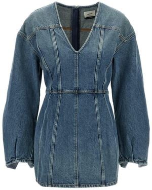 Haikure Denim Dress - Blue
