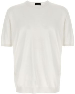 Roberto Collina Knitted T-Shirt - White