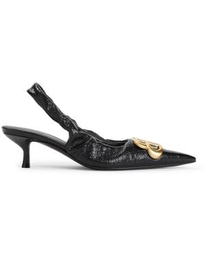 Balenciaga Court Shoes - Black